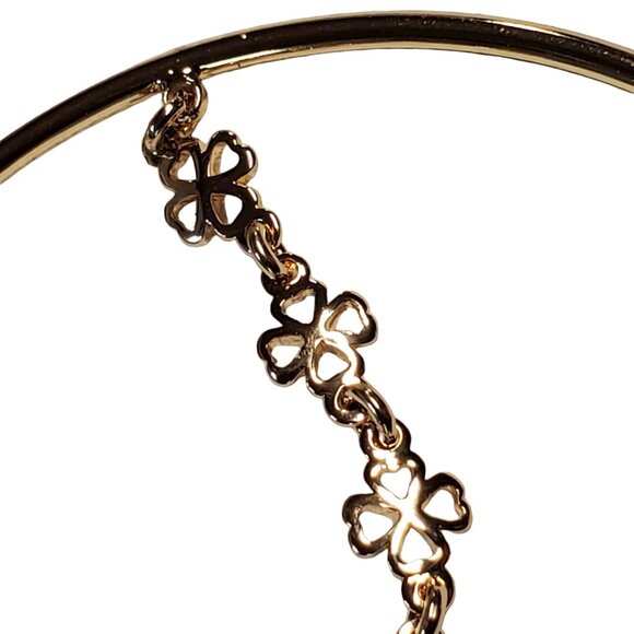 BCBGeneration Gold Tone Hoop Earrings, Set of 2 - Picture 5 of 6